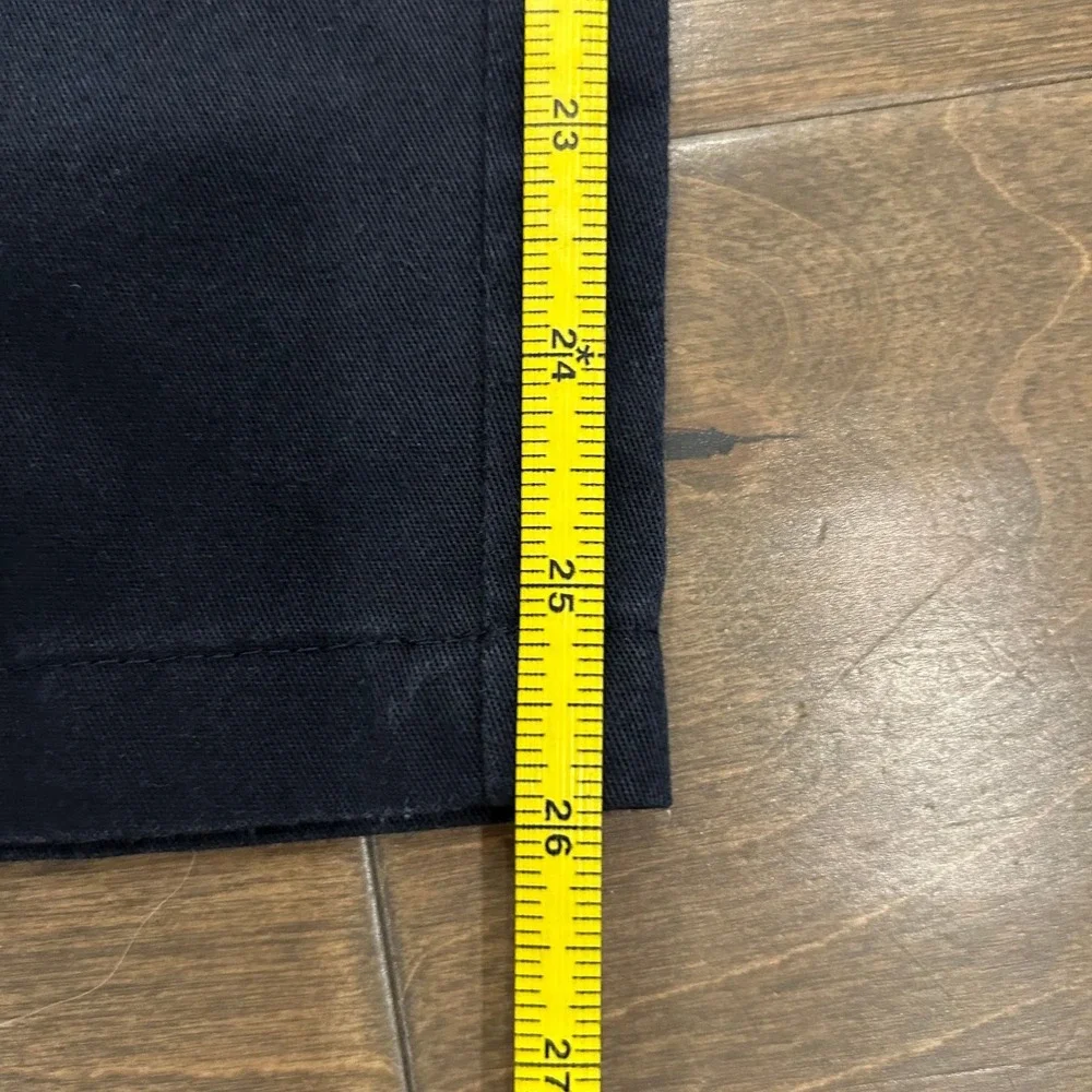 Eddie‎ Bauer Girls' School Pants Navy Flat Front Straight Leg 12